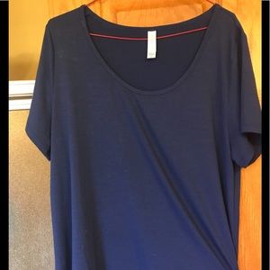 LulaRoe xl blue shirt nwot
